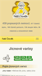 Mobile Screenshot of jicnove-varixy.nasclovek.cz