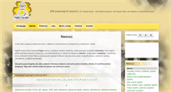 Desktop Screenshot of nemoc.nasclovek.cz