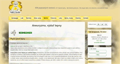 Desktop Screenshot of aneuryzma-vydut-tepny.nasclovek.cz